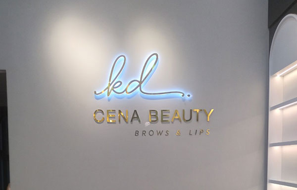 Lắp đặt biển quảng cáo Spa Cena Beauty Hải Phòng