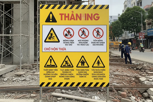 Báo Giá Thi Công Biển Cảnh Báo An Toàn Tại Hải Phòng Mới Nhất