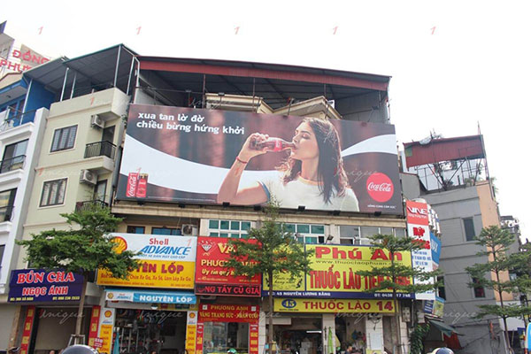 Làm biển quảng cáo tại đường Trường Chinh Hải Phòng