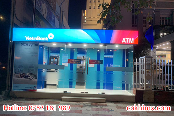 Thi công quảng cáo cây ATM ngân hàng Vietinbank