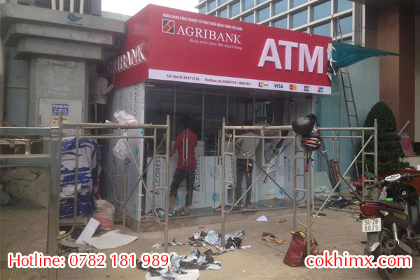 Làm biển quảng cáo cây ATM ngân hàng tại Hải Phòng